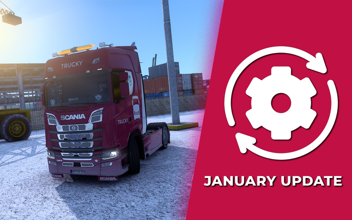 January Update - Trucky - The Virtual Trucker Companion App