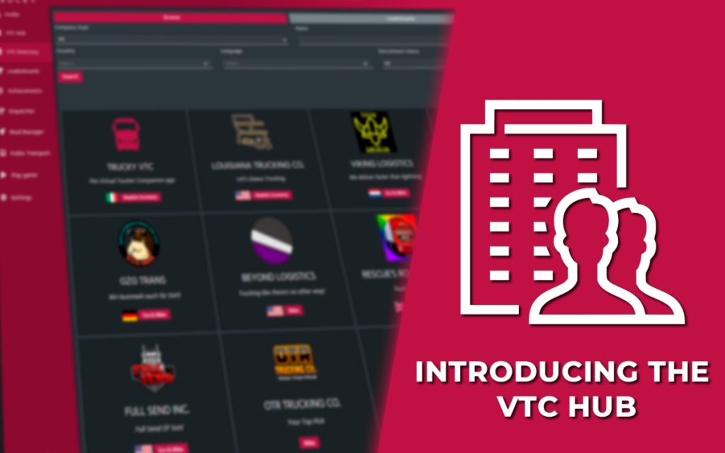 Introducing the VTC Hub - Trucky - The Virtual Trucker Companion App