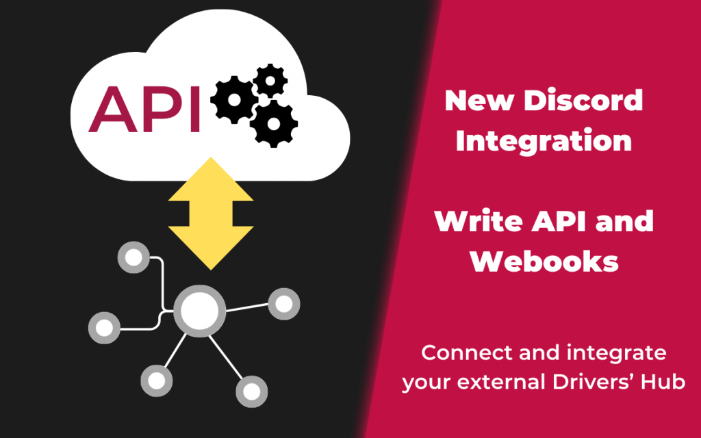 New Discord and API Webhooks for external Drivers' Hub